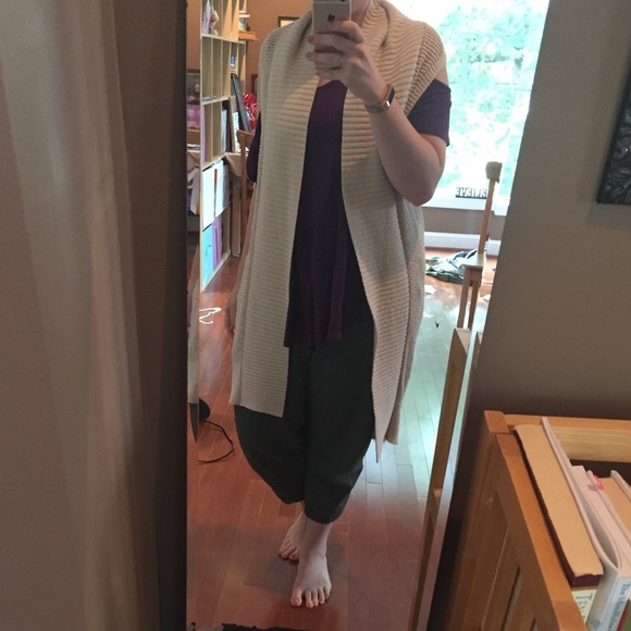 GAP WOVEN MAXI SWEATER VEST- M NWOT - Picture 4 of 4